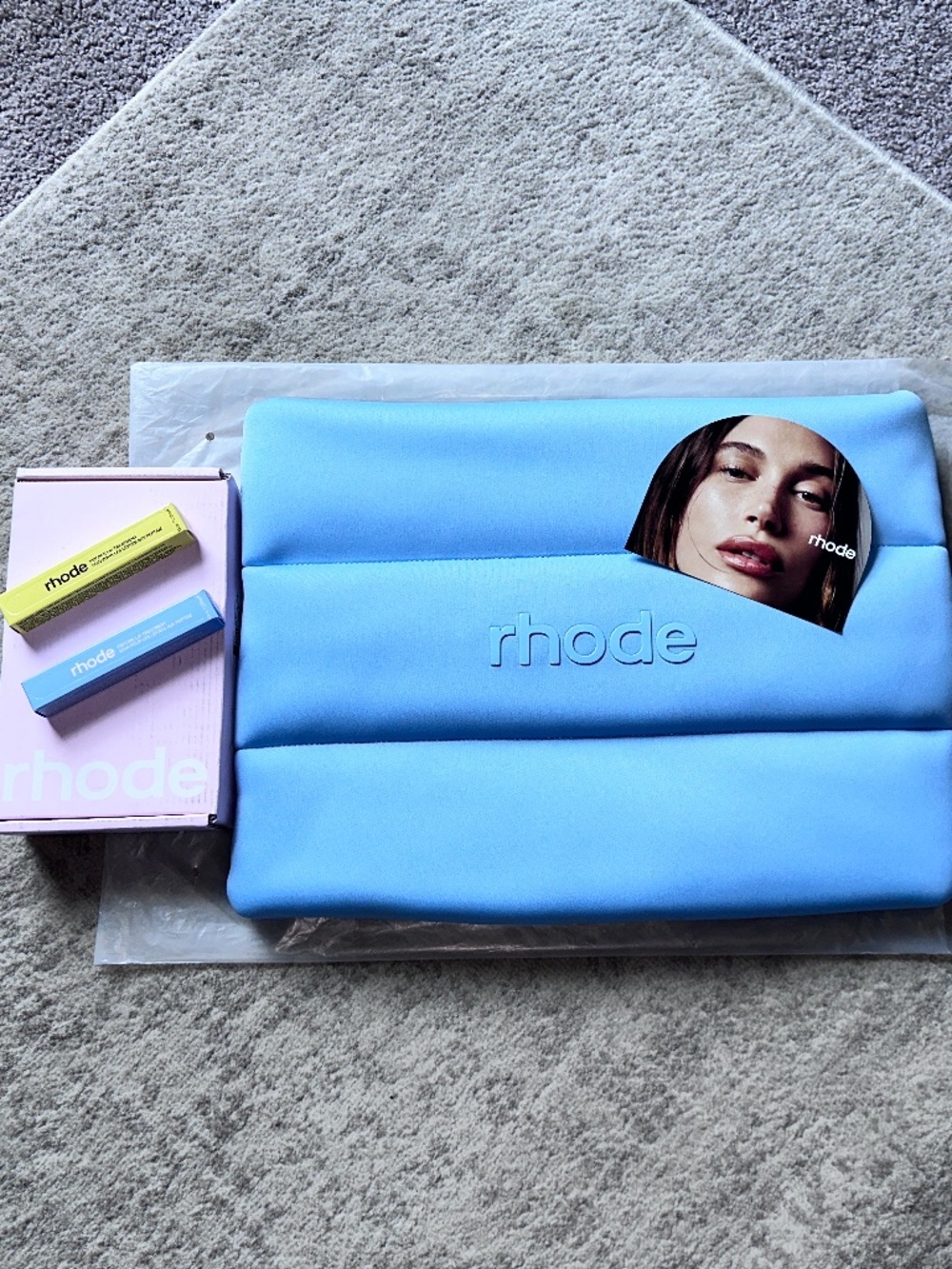 🫐Rhode Sugarberry Bubble Bag Bundle w/Sugarberry + Caramel Banana Lippies